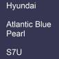 Preview: Hyundai, Atlantic Blue Pearl, S7U.